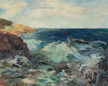 Attributed to George Renouard (American, 1885-1954) Seascape